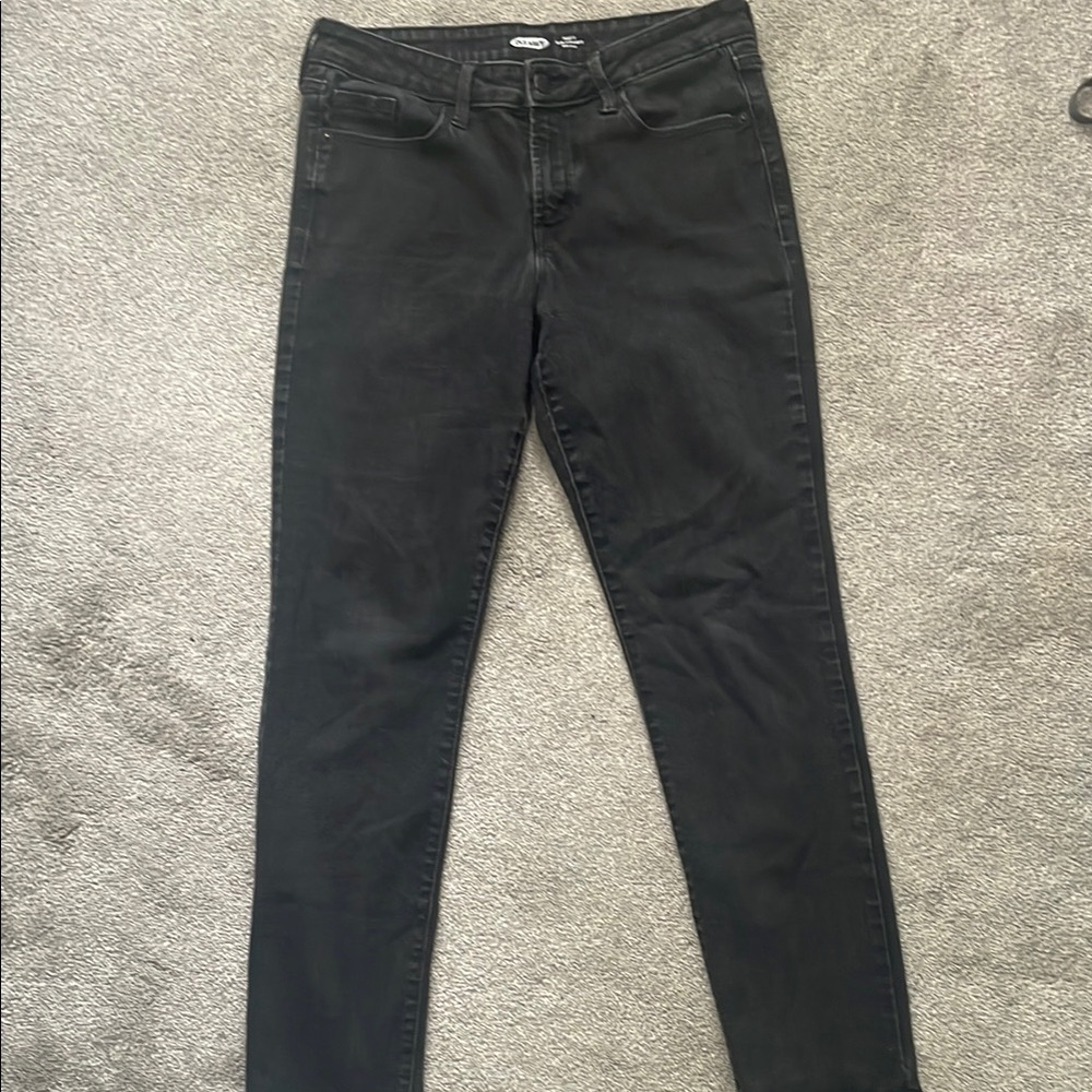 Old Navy Straight Leg Charcoal Jeans